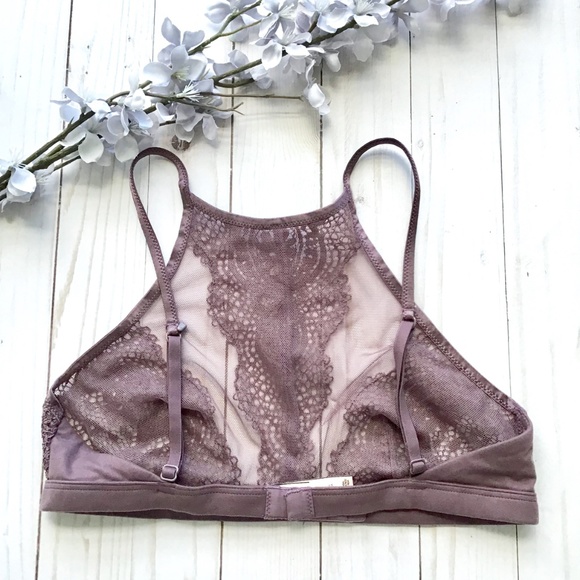 2/$25  ❤️Victoria’s Secret Lace High Neck Bralette - Picture 2 of 5